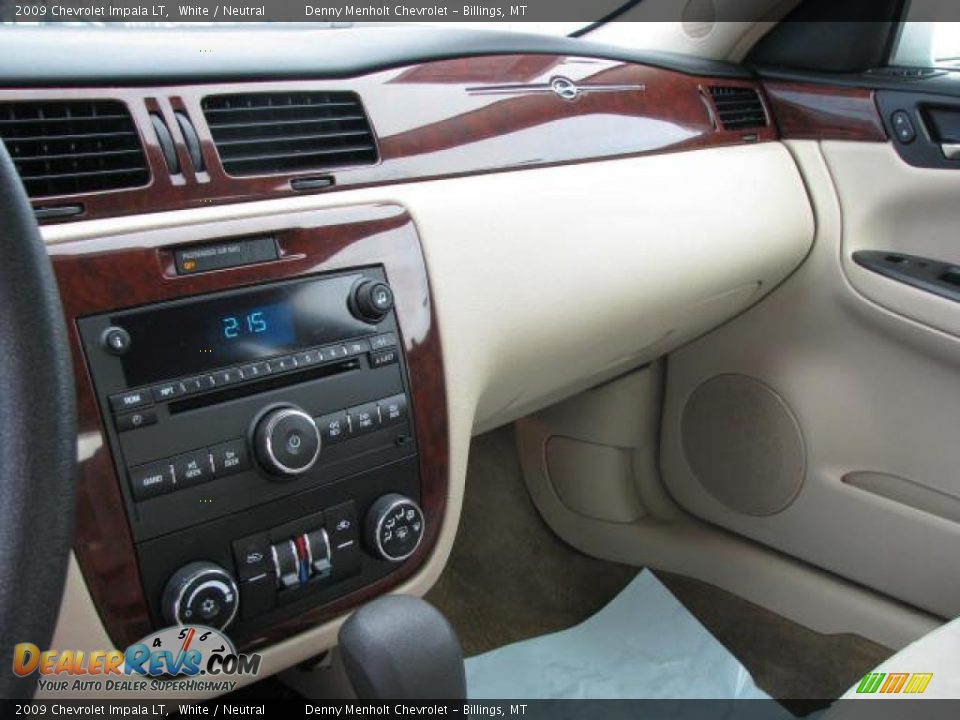 2009 Chevrolet Impala LT White / Neutral Photo #6
