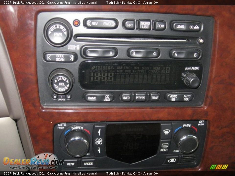 2007 Buick Rendezvous CXL Cappuccino Frost Metallic / Neutral Photo #12