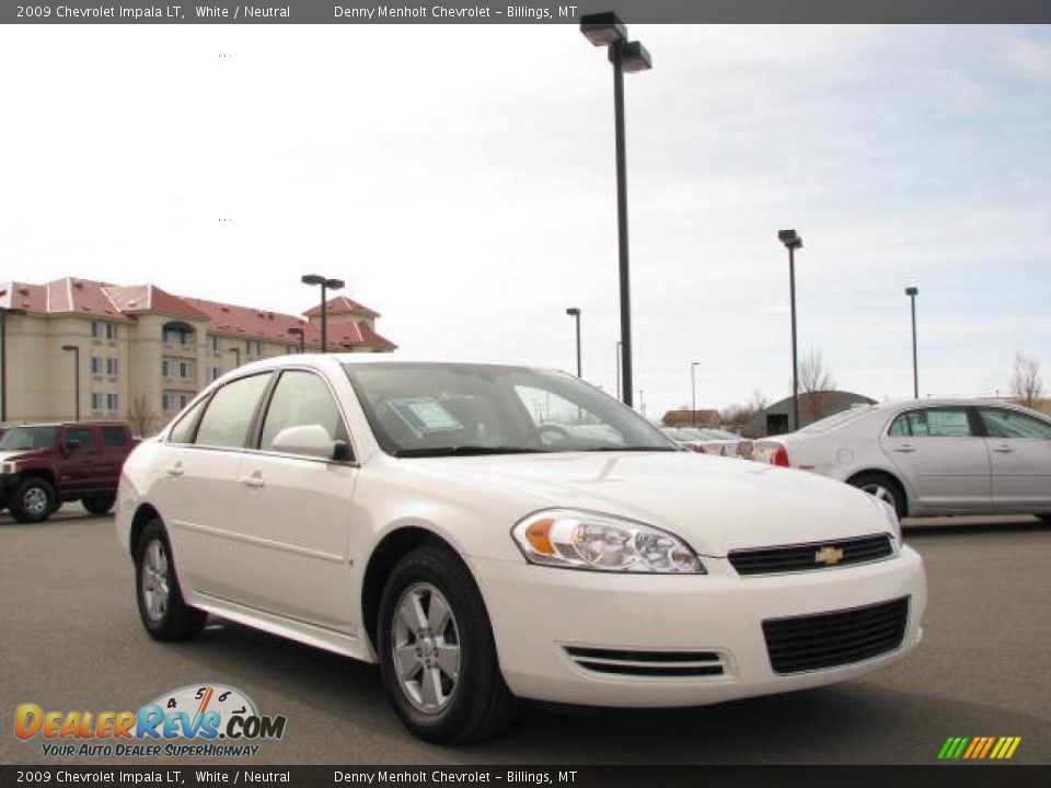 2009 Chevrolet Impala LT White / Neutral Photo #8