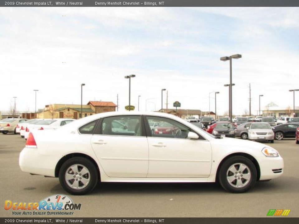2009 Chevrolet Impala LT White / Neutral Photo #9