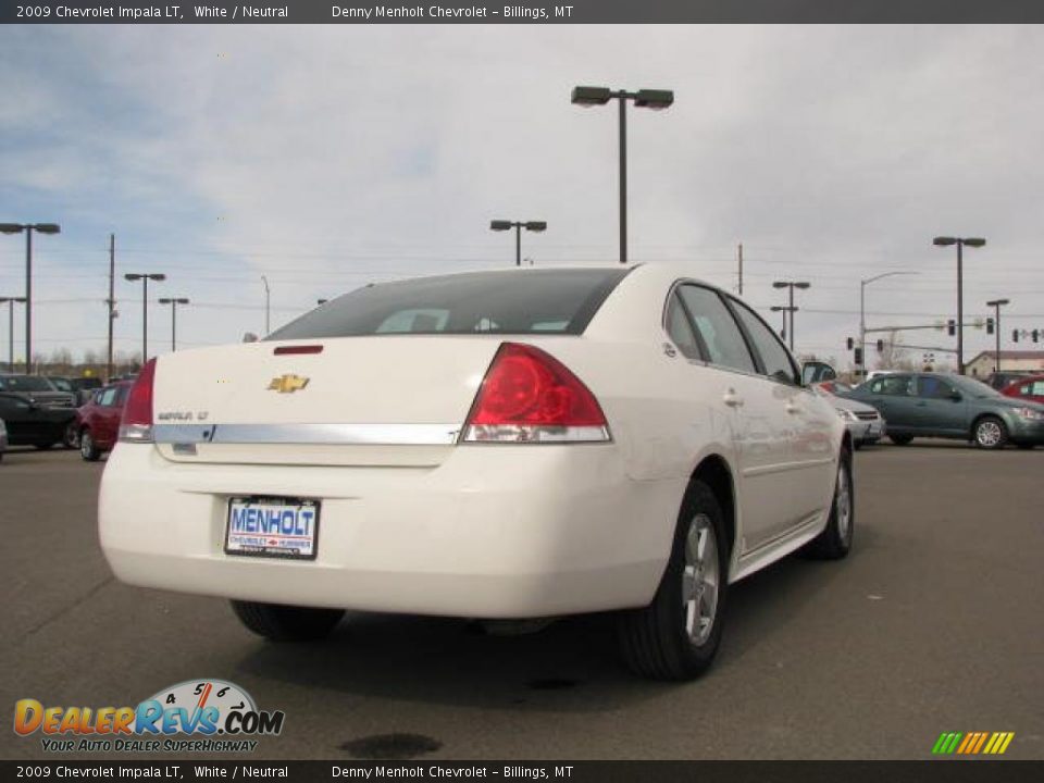 2009 Chevrolet Impala LT White / Neutral Photo #10