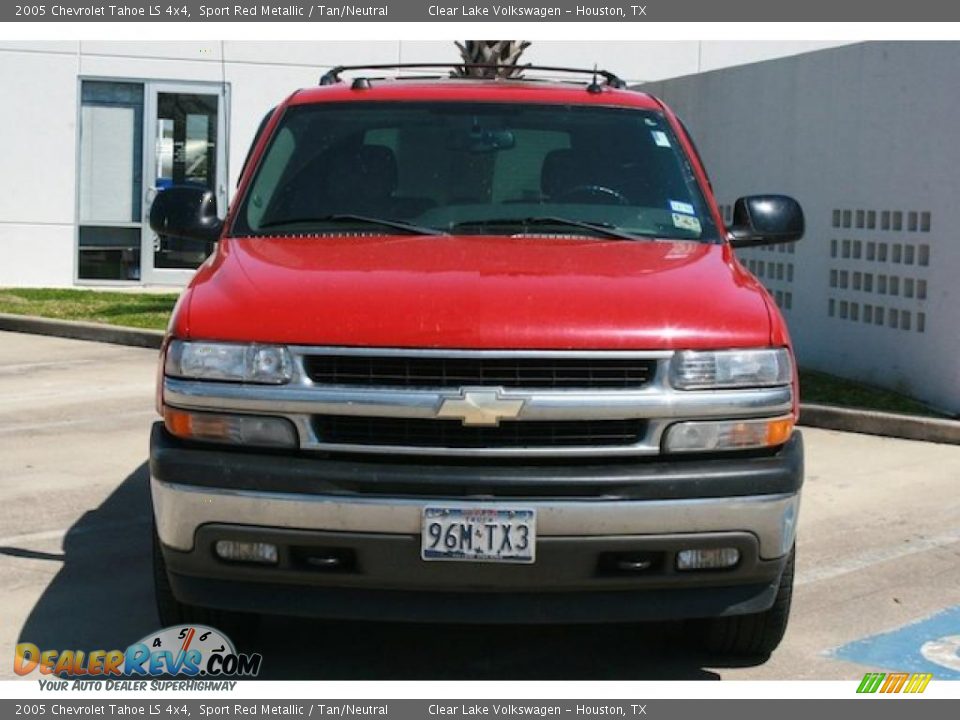 2005 Chevrolet Tahoe LS 4x4 Sport Red Metallic / Tan/Neutral Photo #2