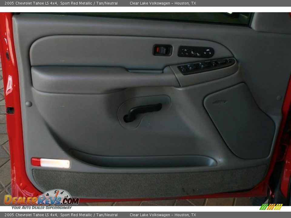 2005 Chevrolet Tahoe LS 4x4 Sport Red Metallic / Tan/Neutral Photo #15