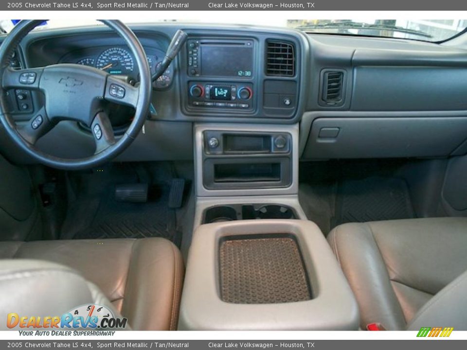 2005 Chevrolet Tahoe LS 4x4 Sport Red Metallic / Tan/Neutral Photo #22