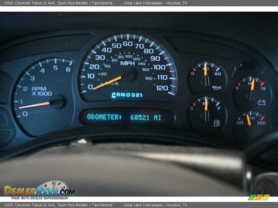 2005 Chevrolet Tahoe LS 4x4 Sport Red Metallic / Tan/Neutral Photo #34