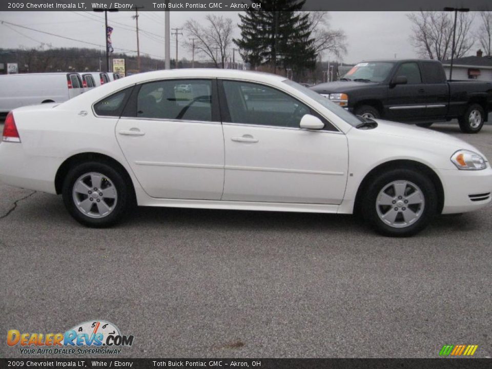 2009 Chevrolet Impala LT White / Ebony Photo #2
