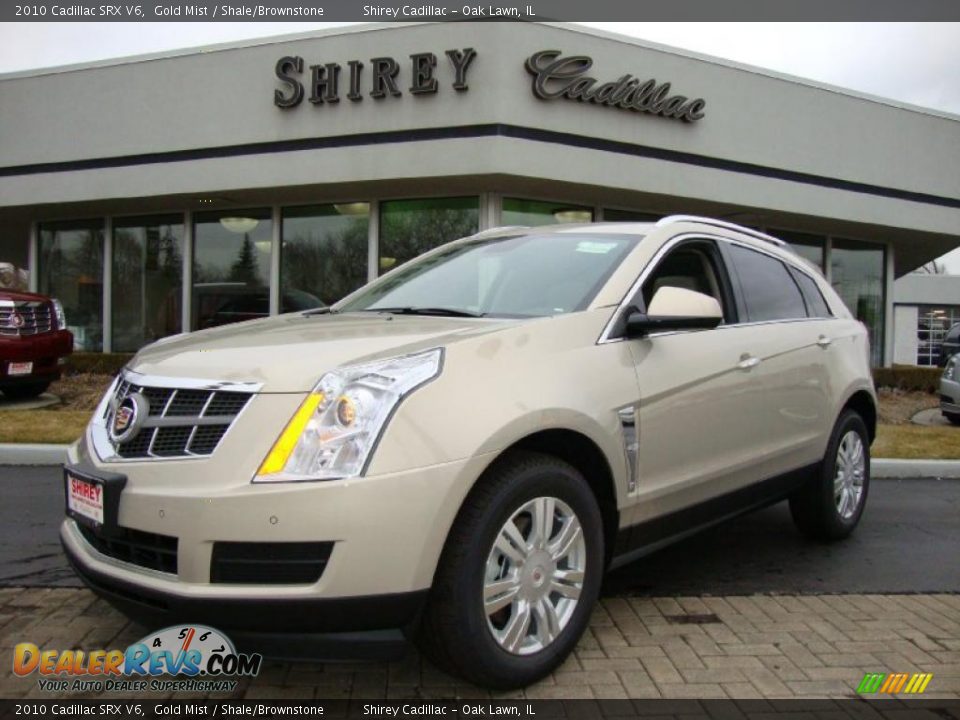 2010 Cadillac SRX V6 Gold Mist / Shale/Brownstone Photo #1