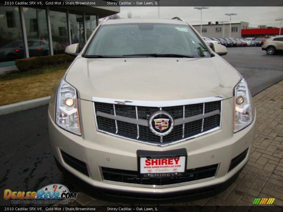 2010 Cadillac SRX V6 Gold Mist / Shale/Brownstone Photo #2