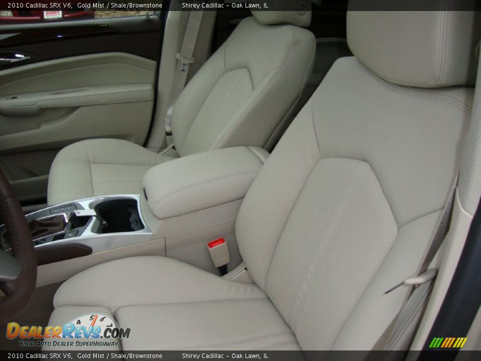 2010 Cadillac SRX V6 Gold Mist / Shale/Brownstone Photo #12