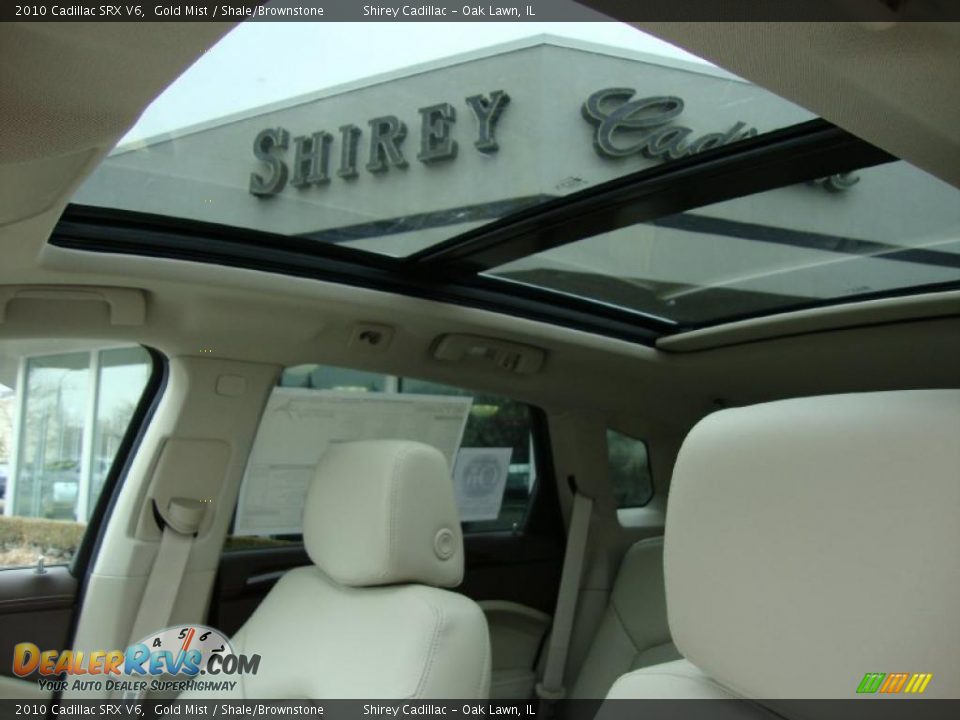 2010 Cadillac SRX V6 Gold Mist / Shale/Brownstone Photo #13