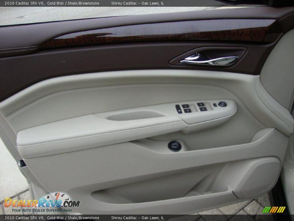 2010 Cadillac SRX V6 Gold Mist / Shale/Brownstone Photo #14