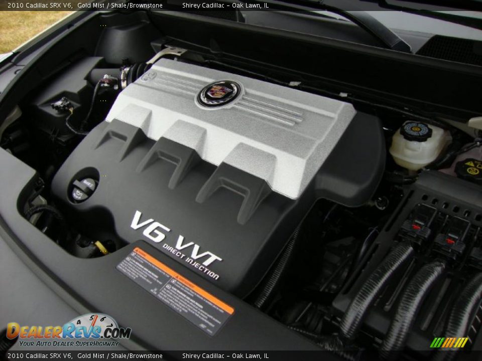 2010 Cadillac SRX V6 Gold Mist / Shale/Brownstone Photo #16