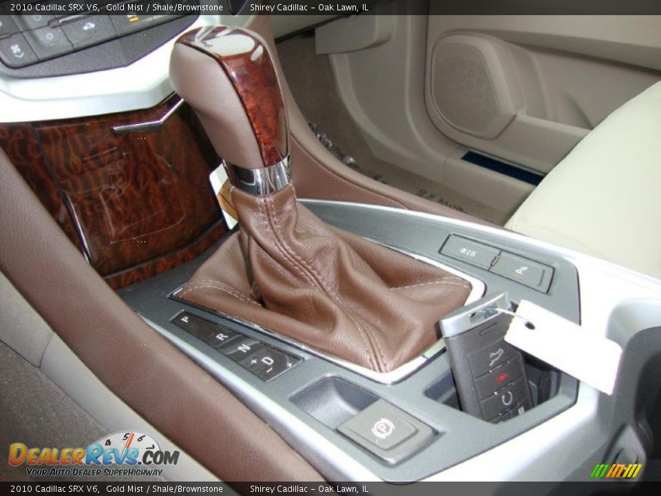 2010 Cadillac SRX V6 Gold Mist / Shale/Brownstone Photo #18