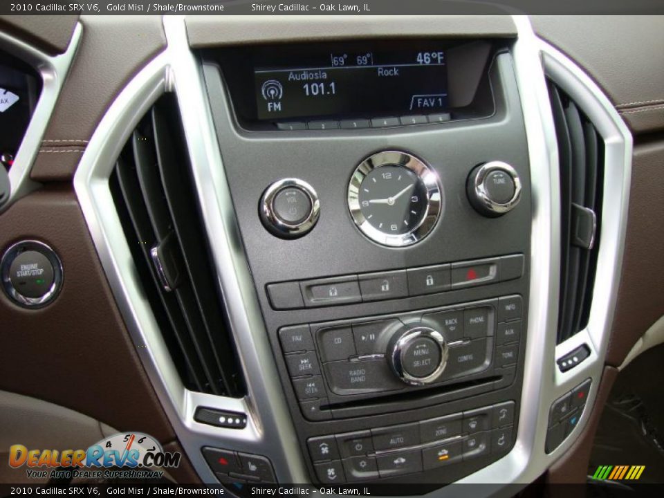 2010 Cadillac SRX V6 Gold Mist / Shale/Brownstone Photo #19