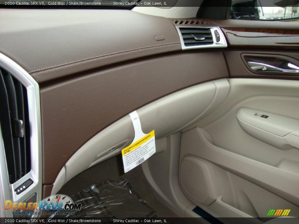 2010 Cadillac SRX V6 Gold Mist / Shale/Brownstone Photo #20