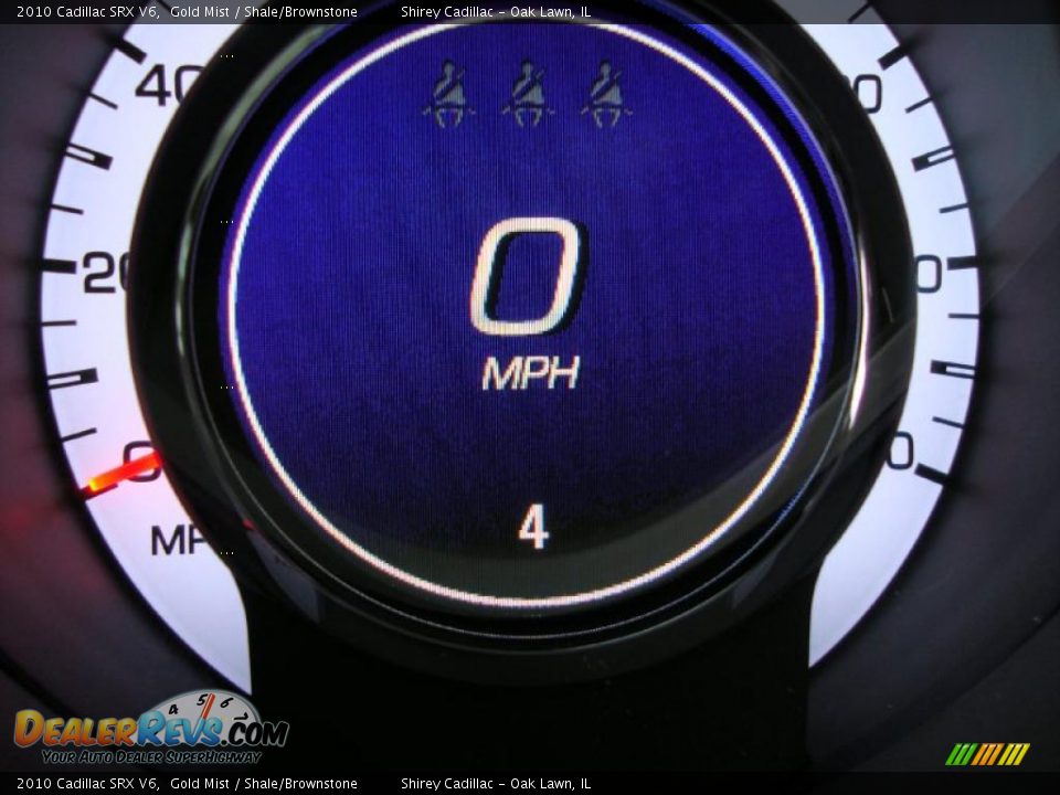 2010 Cadillac SRX V6 Gold Mist / Shale/Brownstone Photo #21