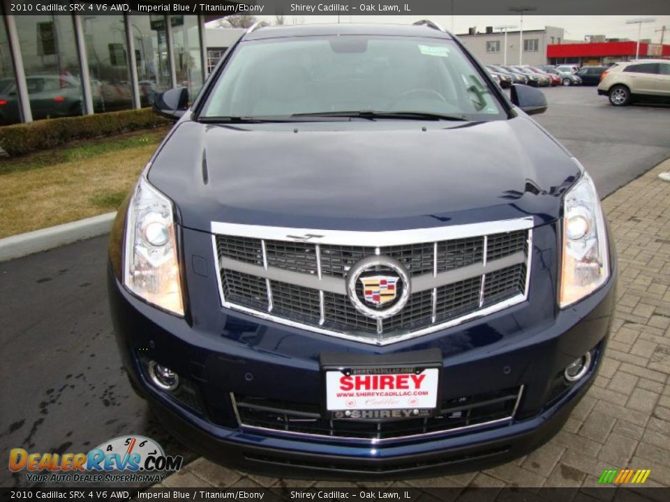 2010 Cadillac SRX 4 V6 AWD Imperial Blue / Titanium/Ebony Photo #2