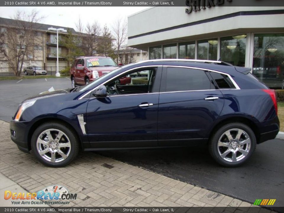 2010 Cadillac SRX 4 V6 AWD Imperial Blue / Titanium/Ebony Photo #7