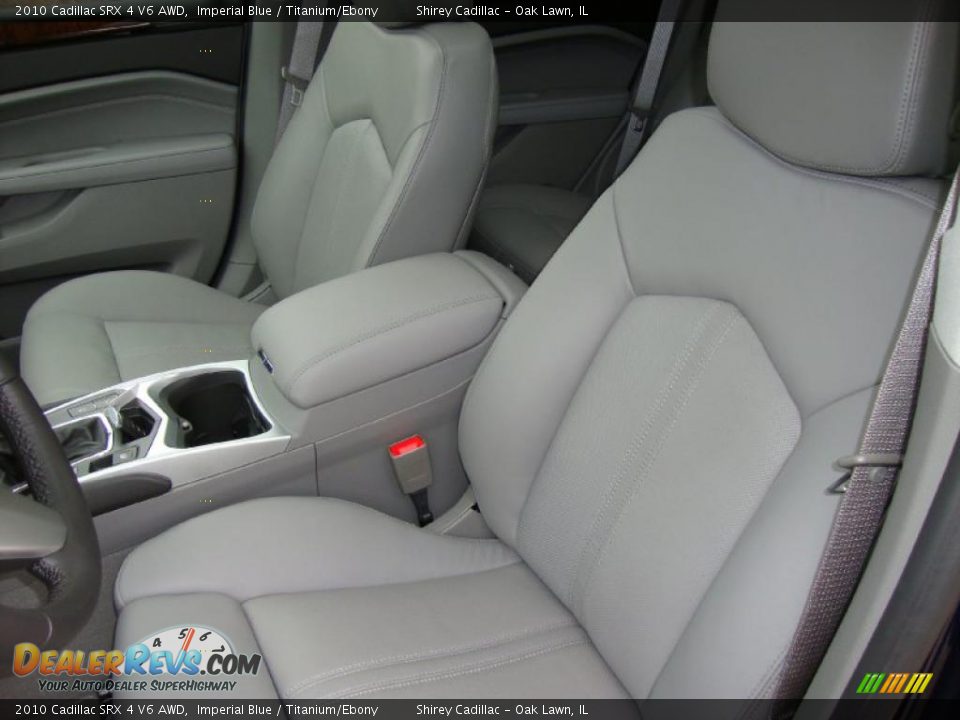 2010 Cadillac SRX 4 V6 AWD Imperial Blue / Titanium/Ebony Photo #12