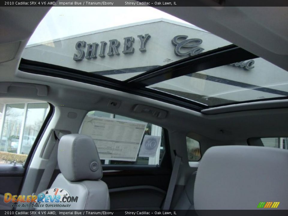 2010 Cadillac SRX 4 V6 AWD Imperial Blue / Titanium/Ebony Photo #13
