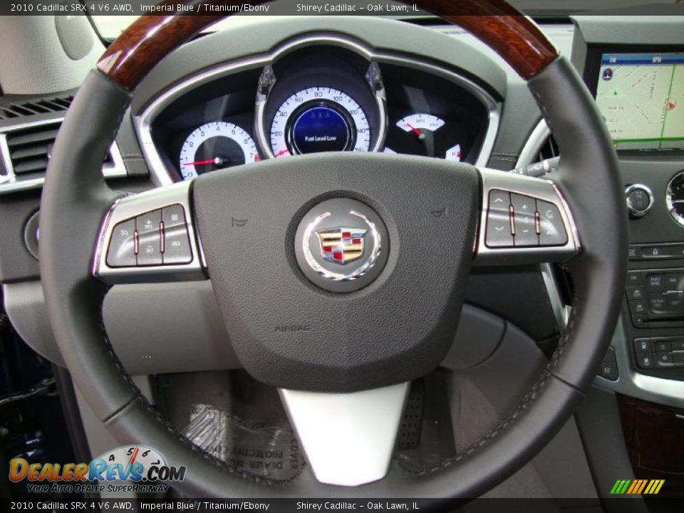 2010 Cadillac SRX 4 V6 AWD Imperial Blue / Titanium/Ebony Photo #16