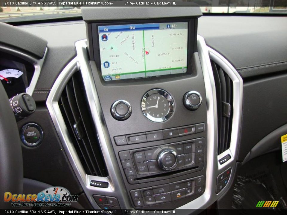 2010 Cadillac SRX 4 V6 AWD Imperial Blue / Titanium/Ebony Photo #17
