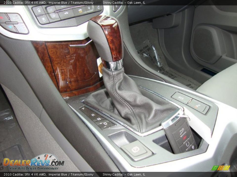 2010 Cadillac SRX 4 V6 AWD Imperial Blue / Titanium/Ebony Photo #18