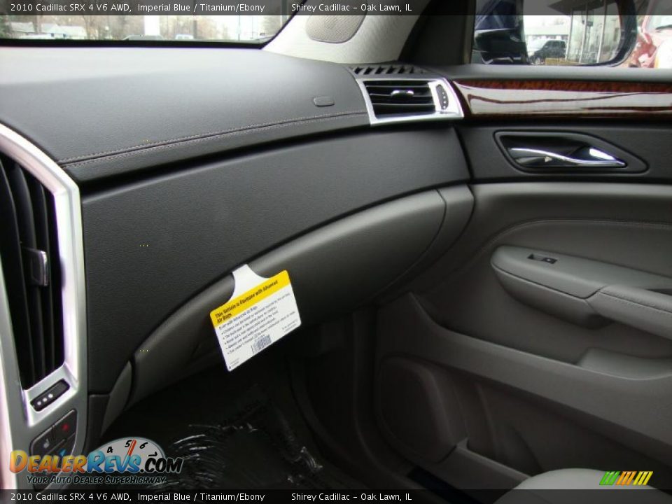 2010 Cadillac SRX 4 V6 AWD Imperial Blue / Titanium/Ebony Photo #19
