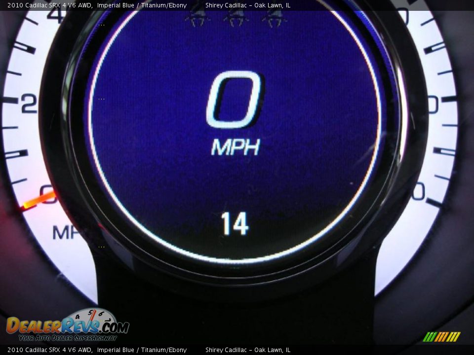 2010 Cadillac SRX 4 V6 AWD Imperial Blue / Titanium/Ebony Photo #20