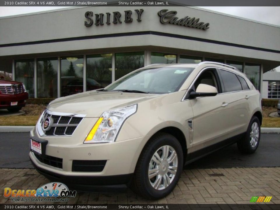 2010 Cadillac SRX 4 V6 AWD Gold Mist / Shale/Brownstone Photo #1