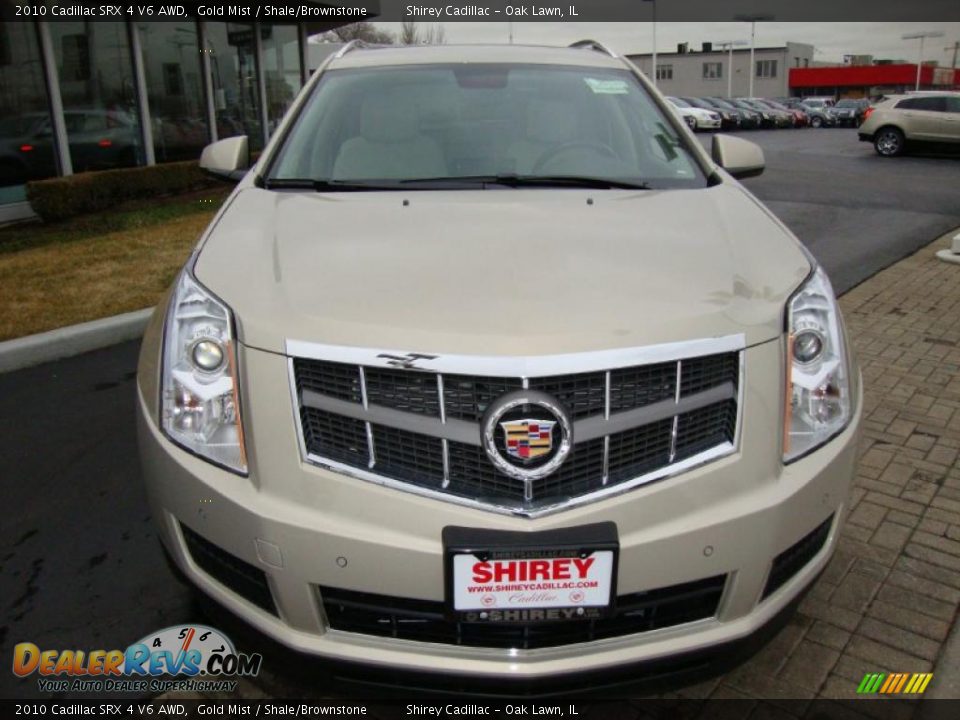 2010 Cadillac SRX 4 V6 AWD Gold Mist / Shale/Brownstone Photo #2