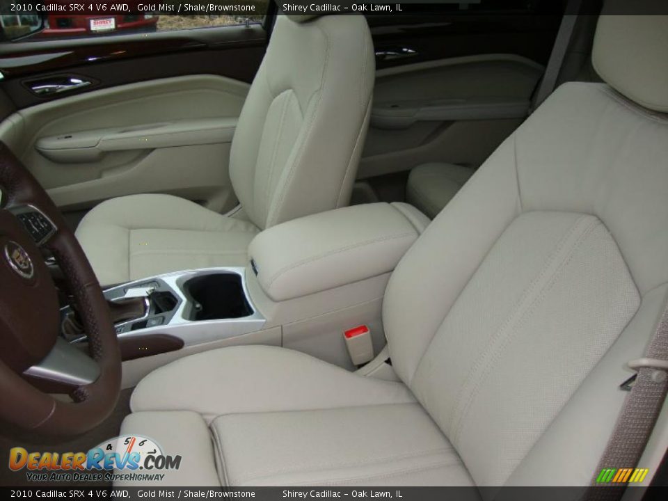 2010 Cadillac SRX 4 V6 AWD Gold Mist / Shale/Brownstone Photo #11