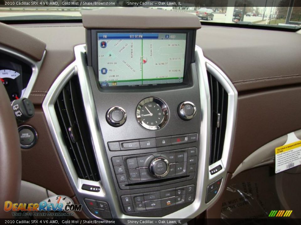2010 Cadillac SRX 4 V6 AWD Gold Mist / Shale/Brownstone Photo #16