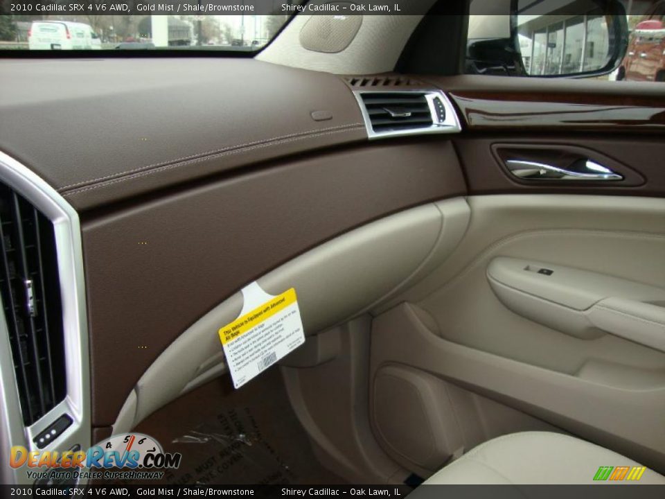 2010 Cadillac SRX 4 V6 AWD Gold Mist / Shale/Brownstone Photo #18