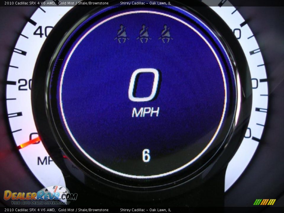 2010 Cadillac SRX 4 V6 AWD Gold Mist / Shale/Brownstone Photo #19