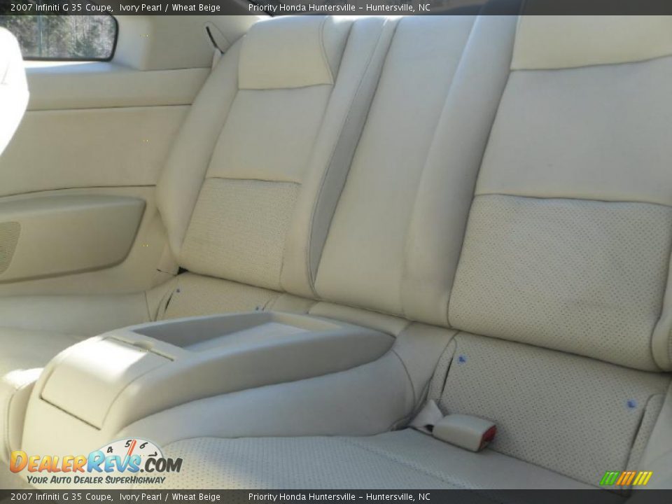 2007 Infiniti G 35 Coupe Ivory Pearl / Wheat Beige Photo #10