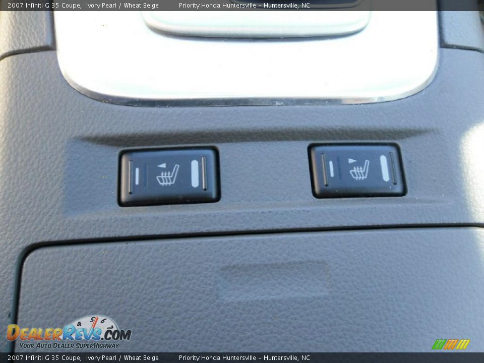 2007 Infiniti G 35 Coupe Ivory Pearl / Wheat Beige Photo #21