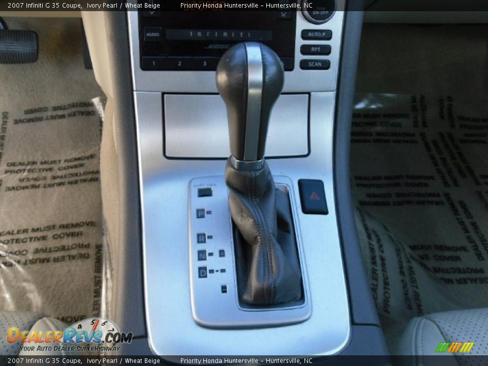 2007 Infiniti G 35 Coupe Ivory Pearl / Wheat Beige Photo #22