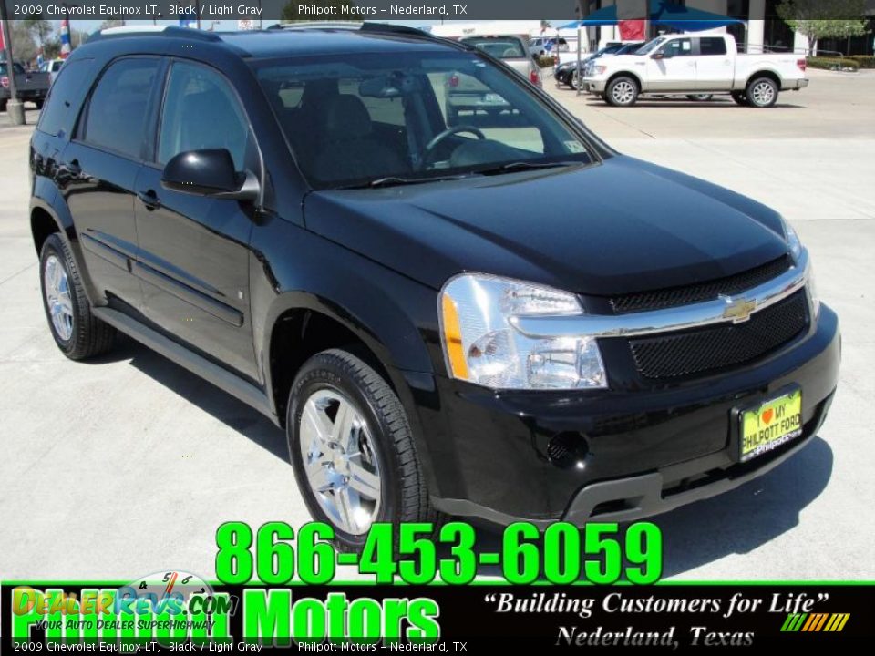 2009 Chevrolet Equinox LT Black / Light Gray Photo #1