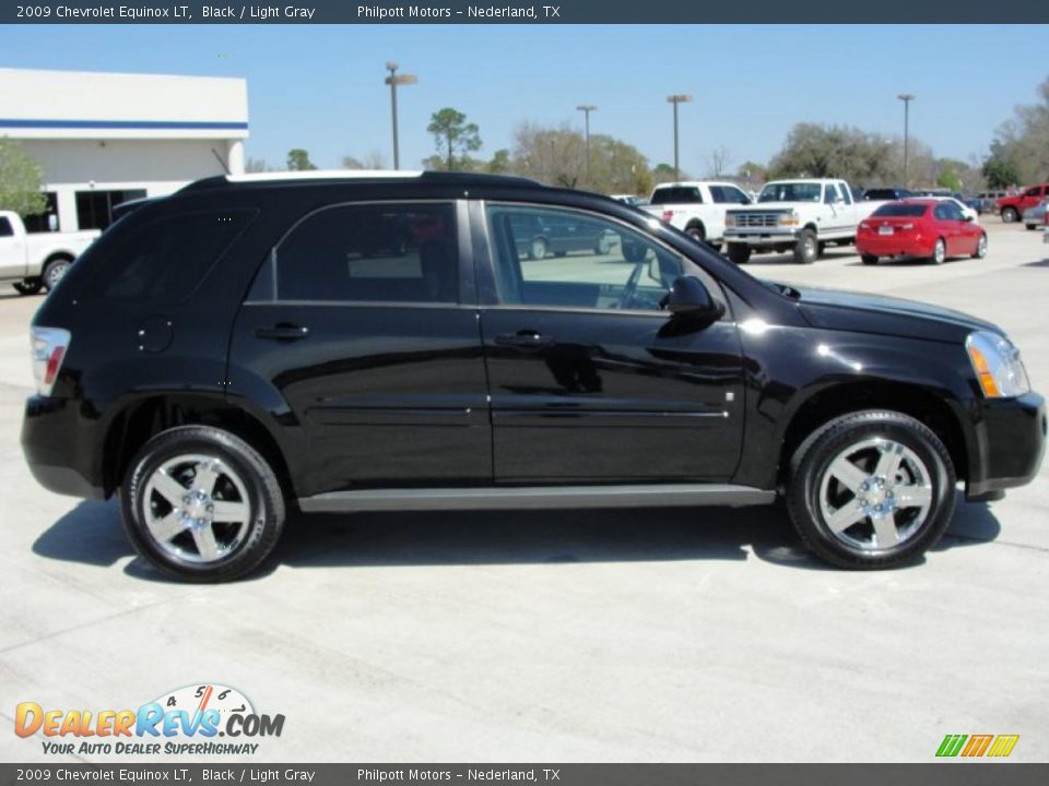2009 Chevrolet Equinox LT Black / Light Gray Photo #2