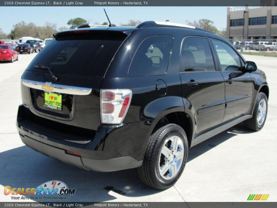 2009 Chevrolet Equinox LT Black / Light Gray Photo #3