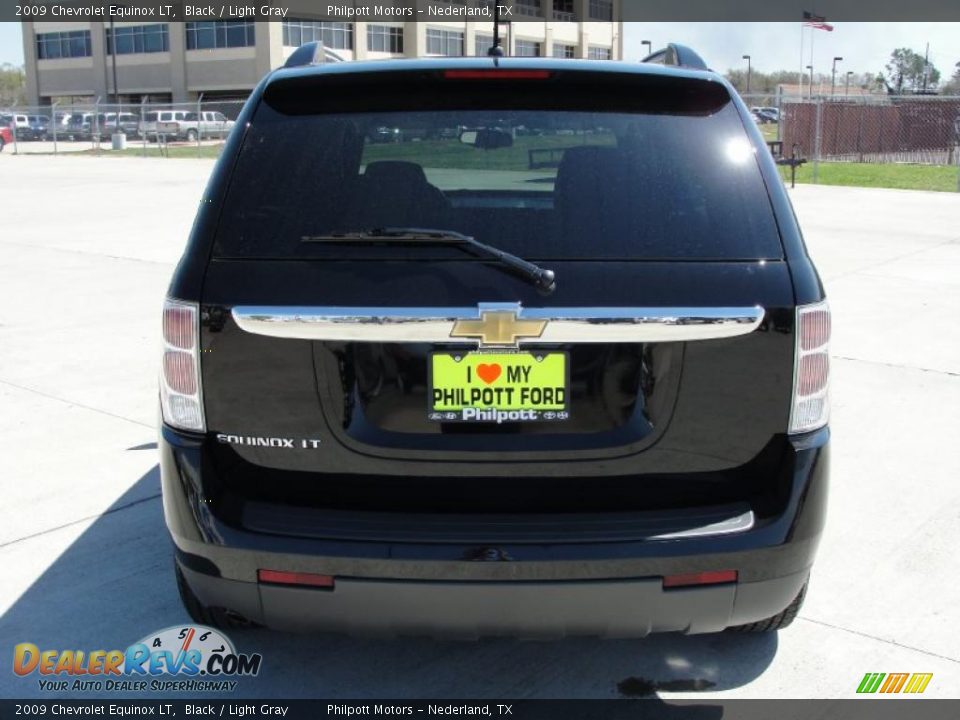 2009 Chevrolet Equinox LT Black / Light Gray Photo #4