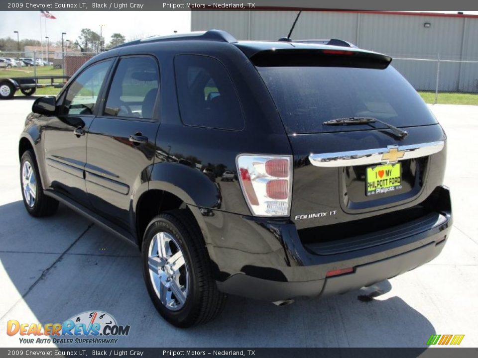 2009 Chevrolet Equinox LT Black / Light Gray Photo #5