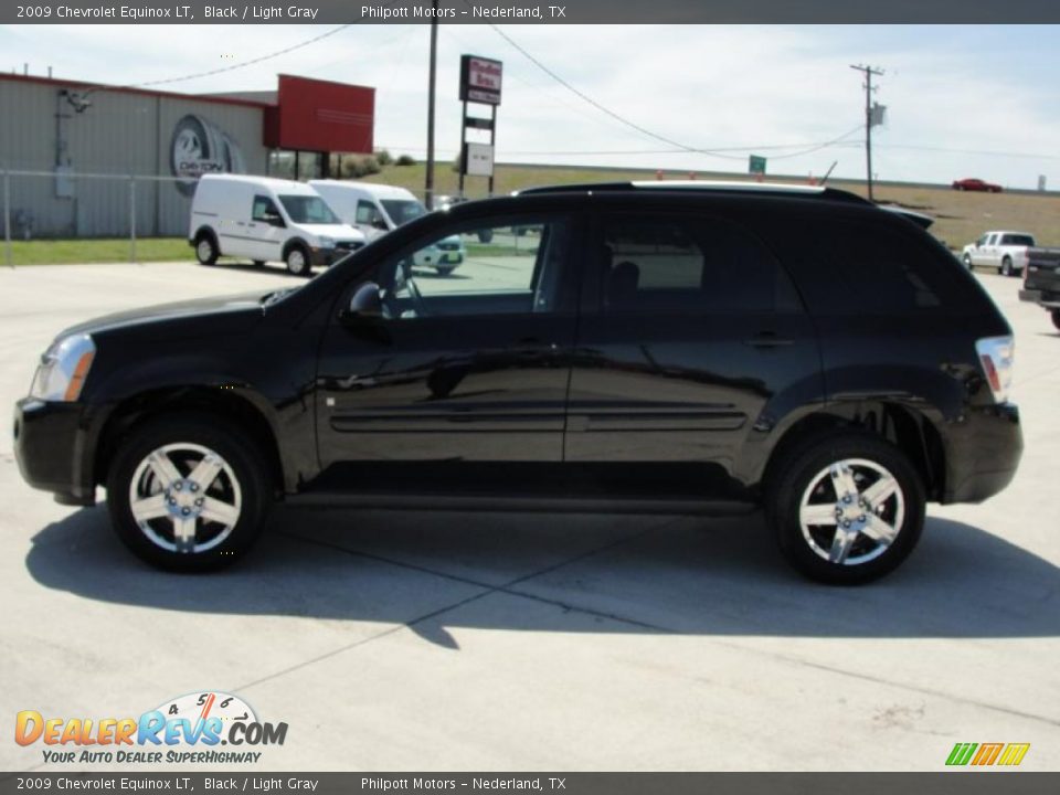 2009 Chevrolet Equinox LT Black / Light Gray Photo #6