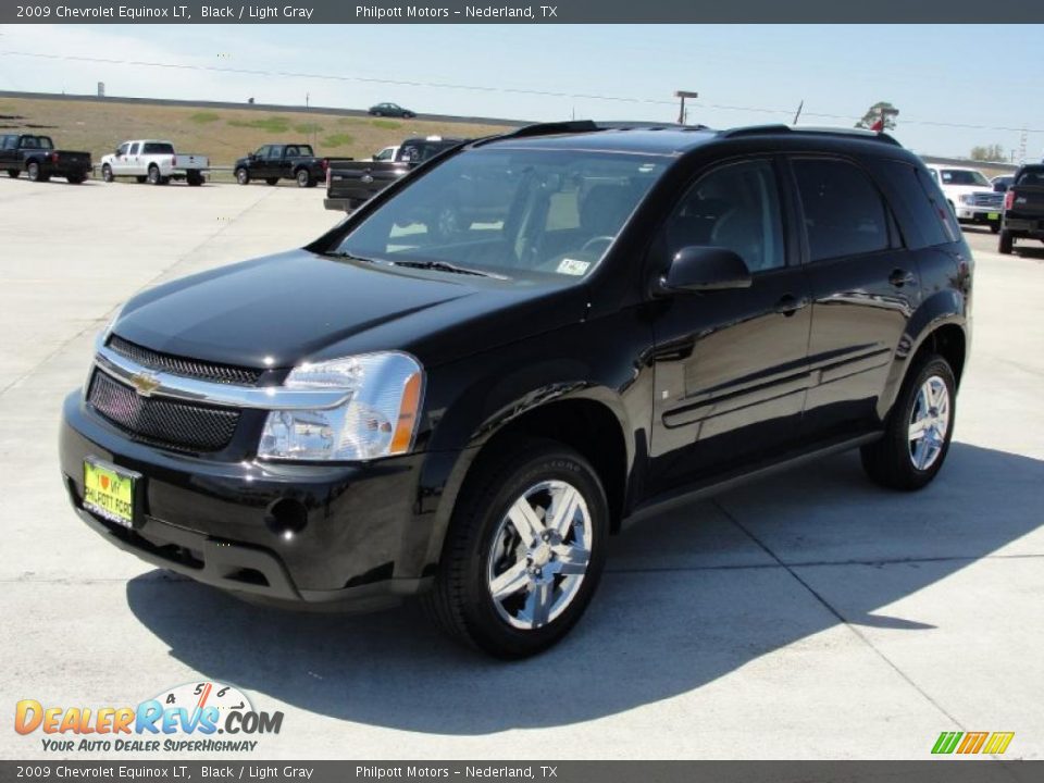 2009 Chevrolet Equinox LT Black / Light Gray Photo #7