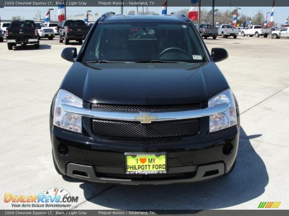 2009 Chevrolet Equinox LT Black / Light Gray Photo #8