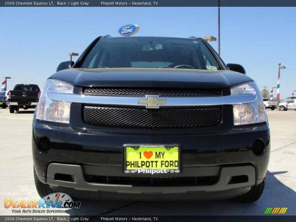 2009 Chevrolet Equinox LT Black / Light Gray Photo #9