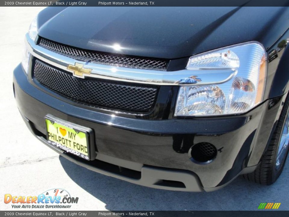 2009 Chevrolet Equinox LT Black / Light Gray Photo #11