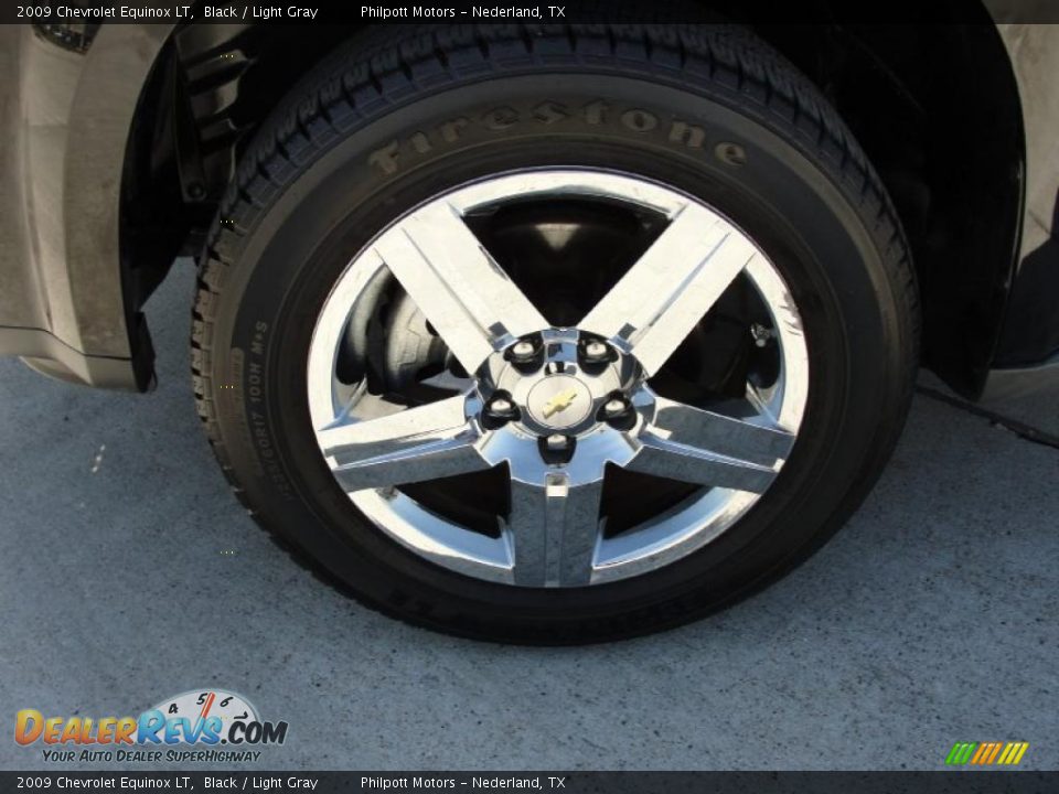 2009 Chevrolet Equinox LT Black / Light Gray Photo #12