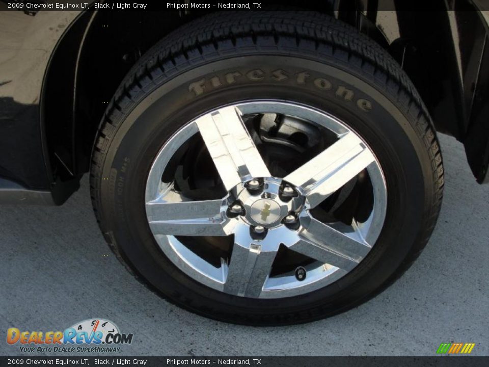 2009 Chevrolet Equinox LT Black / Light Gray Photo #13